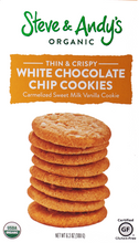 Load image into Gallery viewer, Steve &amp; Andy&#39;s ORGANIC GLUTEN-FREE VANILLA WHITE CHOCOLATE COOKIES